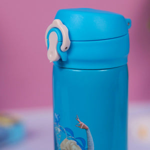 Princess Water Bottles for Kids -350 ML (Blue)