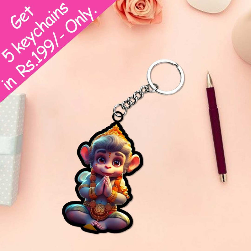 Hanuman Ji Keychain | Love Craft Gifts