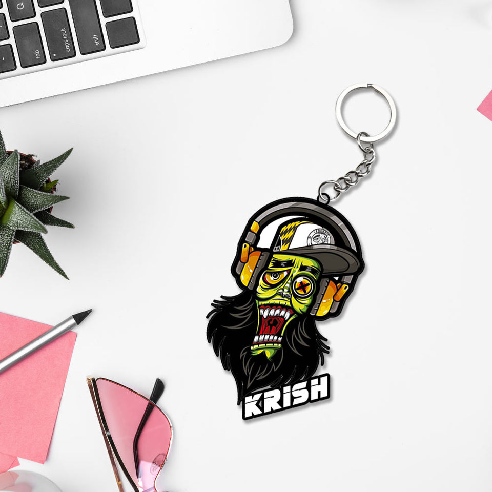 Musician Keychain With Name: Musician Keyrings | Love Craft Gifts