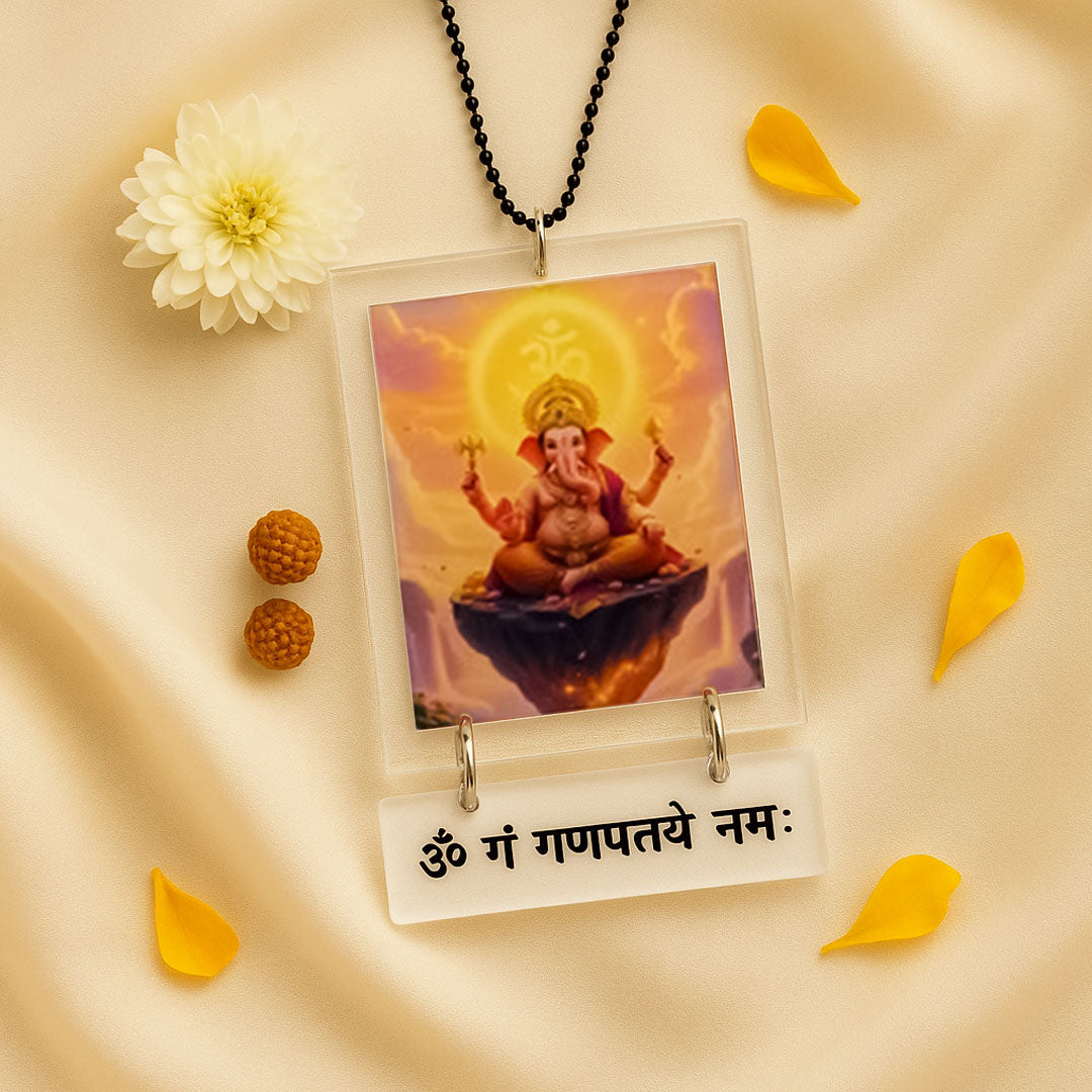 Ganesh Ji Car Hanger – 2×3" | Love Craft Gifts
