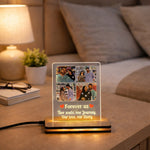 Personalized Couple Photo LED Lamp – Custom Acrylic Love Memory Night Light (8×6 Inch) | Love Craft Gifts