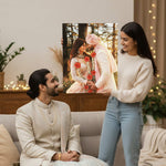 Personalized Wedding Photo Acrylic Wall Frame (18×24 & 24×36 Inch) | Love Craft Gifts