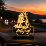 Adiyogi LED Car Dashboard Lamp – Premium Acrylic Shiva Dashboard Light for Car Interior Decor, Spiritual Gift for Shiv Bhakts & Divine Travel Companion | LoveCraftGifts™