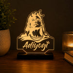 Adiyogi LED Car Dashboard Lamp – Premium Acrylic Shiva Dashboard Light for Car Interior Decor, Spiritual Gift for Shiv Bhakts & Divine Travel Companion | LoveCraftGifts™