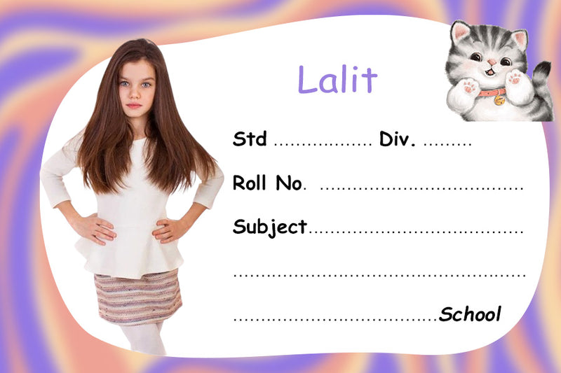  Kitty Customized Name Slip | Love Craft Gifts 