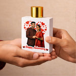 Happy Anniversary Personalized Couple Perfume – Custom Cartoon Bottle (100ml Eau De Parfum) | Love Craft Gifts