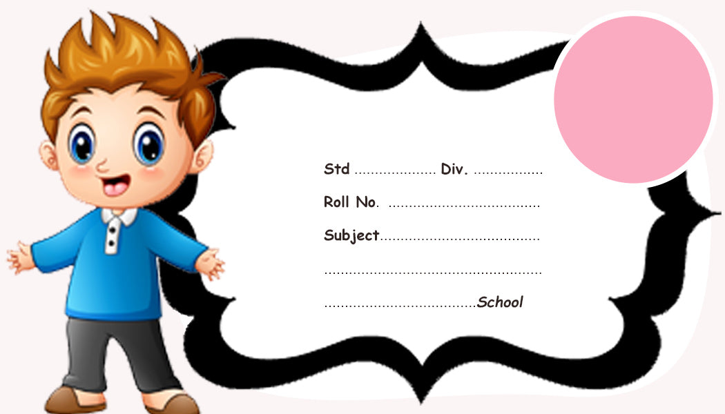 Cute Little Boy Personalised  Notebook Name Slips  | Love Craft Gifts|  