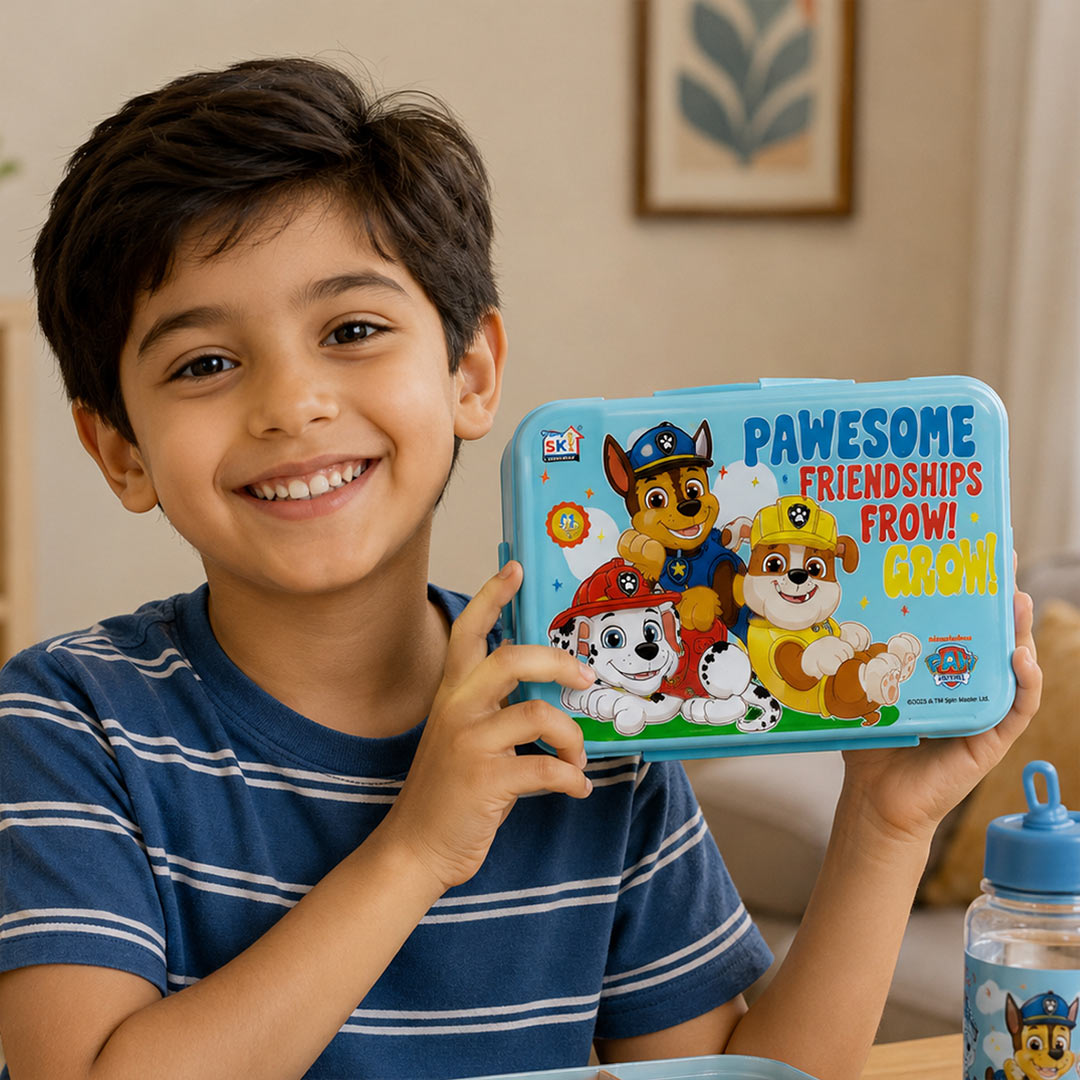 Personalized Paw Patrol Kids Lunch Box with Custom Name | Cute School Tiffin Gift for Kids - 550ml | Love Craft Gifts™
