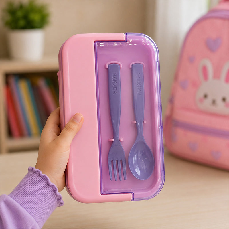 Personalized Nakoda Punch Lunch Box DLX with Custom Name | PU Insulated Leak-Resistant Steel Tiffin Gift for Kids & Office Use - 600ml | Love Craft Gifts™
