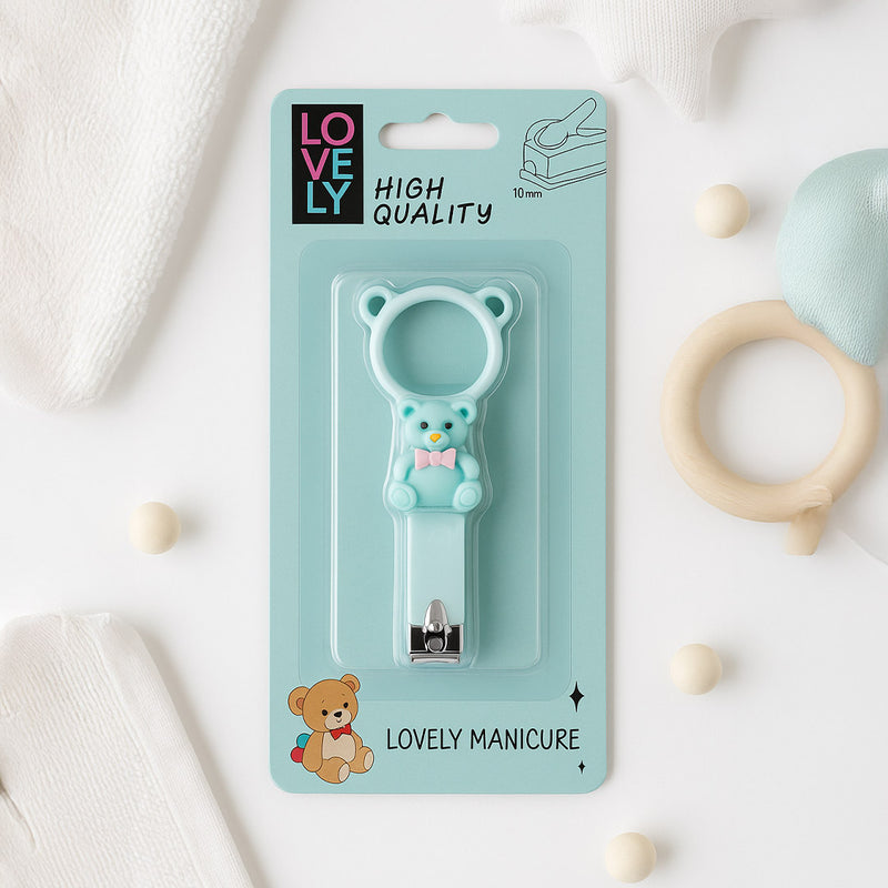 Personalized Baby Nail Cutter – Baby Blue | Custom Name Engraved | Safe for Newborns | Love Craft Gifts