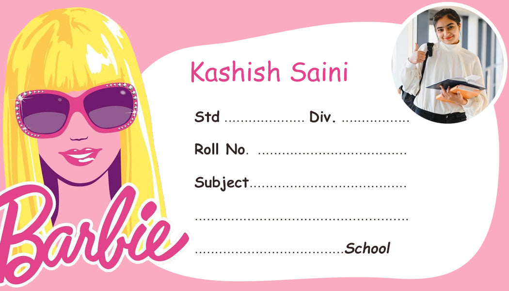 Barbie Personalized Name Slips Love Craft Gift Barbie personalized name slips love craft gift