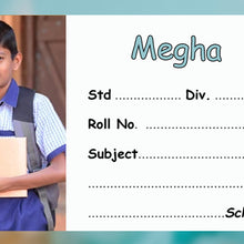 Cute Teddy Personalised Name Slip | 12x18" Sheet with 36 Labels