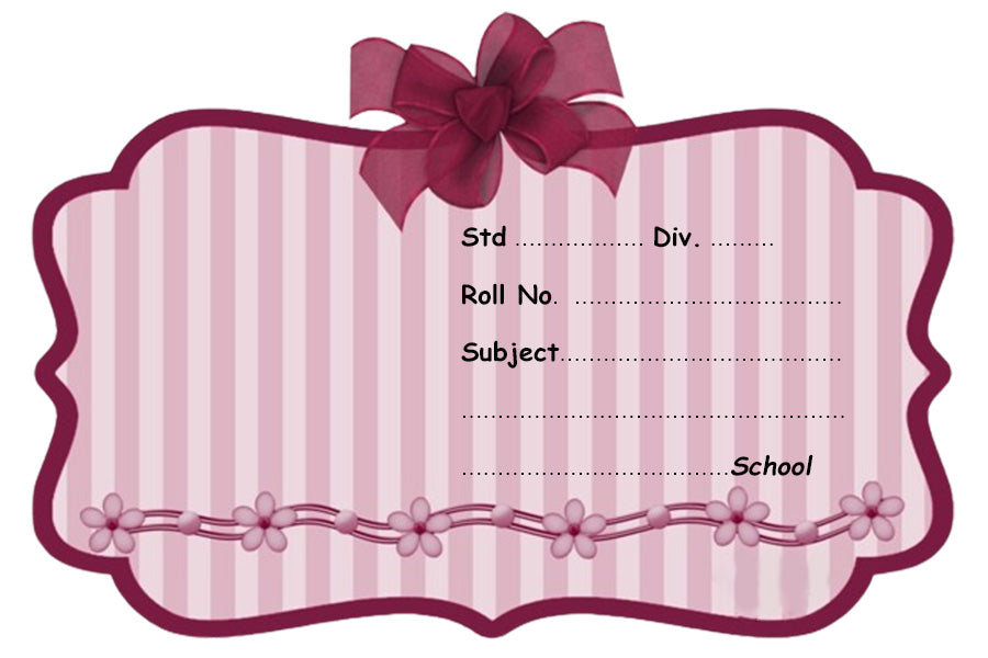 Beautiful Ribbon Customised  Name Slip | Love Craft Gifts 