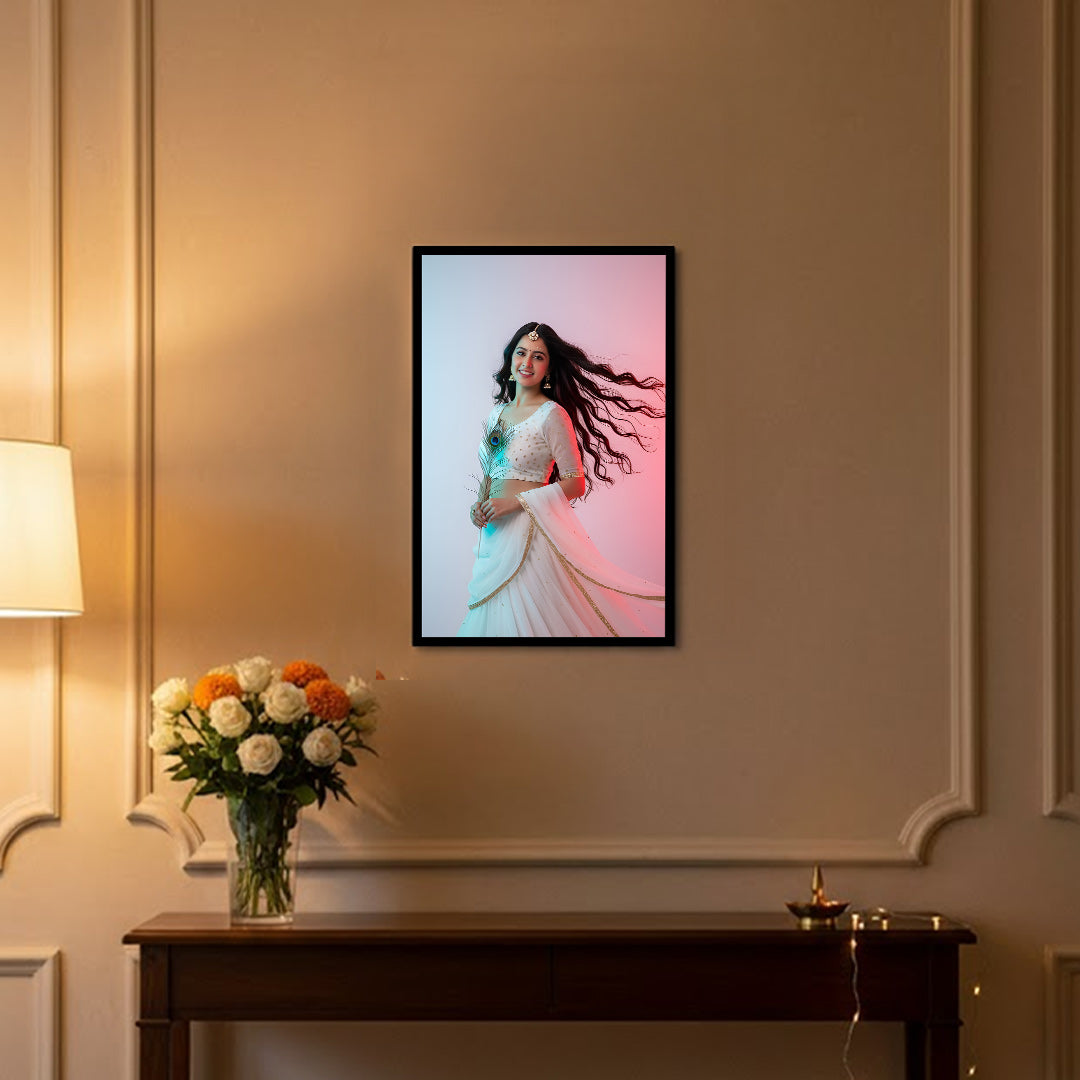 Radha & Sakhi Design Wall Frame – Multiple Sizes Available | Love Craft Gifts