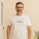 Being a Dad is a Superpower T-Shirt – White Minimal Quote Tee | Love Craft Gifts