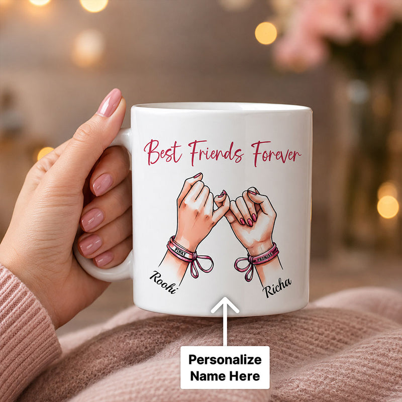 Best Friends Forever Personalized Mug | Friendship Gift for Best Friend | Love Craft Gifts™