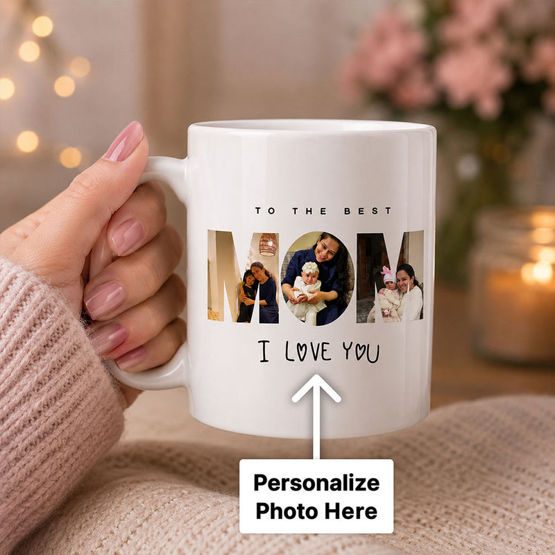 Best Mom Personalized Photo Mug | Mother's Day Gift Mug | 250 ml | Love Craft Gifts™