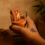 Biscuit-Style Aromatic Glass Candle – Sweet & Cozy Vibes | Love Craft Gifts