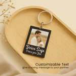 Black Acrylic Keychain | Love Craft Gifts