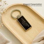 Black Metal Drive Safe Keychain| Love Craft Gifts