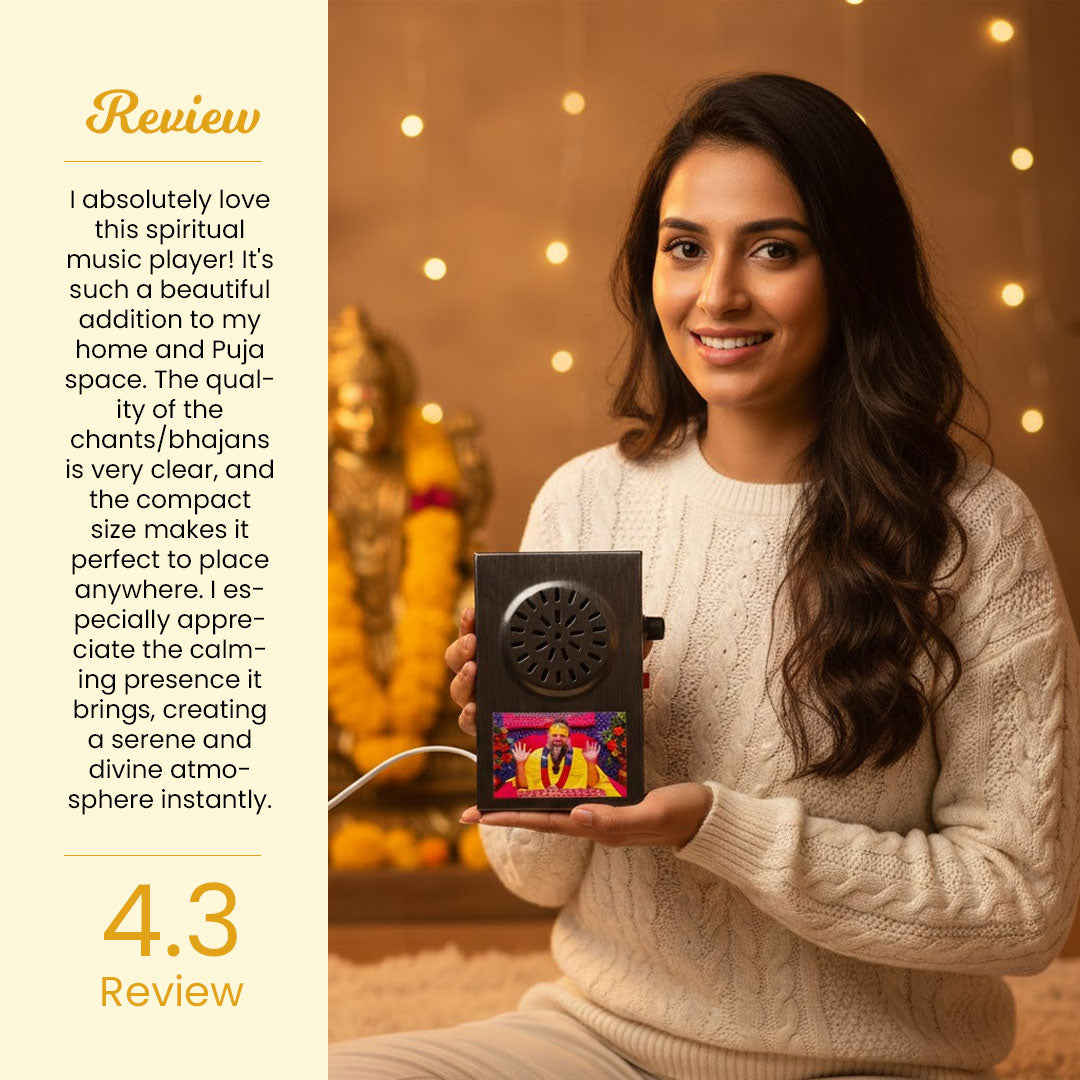 Personalized Premanand Maharaj Chanting Box – With Photo & Powerful Bhajan Audio