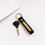 Personalized Leather Keychain with Name Plate | Love Craft Gifts