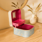 Personalized Blue & Beige Jewellery Storage Box | Love Craft Gifts