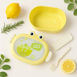 BoBo Cartoon Eye Lunchbox Set – Grape, Strawberry & Lemon Themed Bento for Kids | Love Craft Gifts