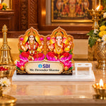 Branded Corporate Diwali Gift | Custom Logo Lakshmi Ganesha Acrylic Pen Holder