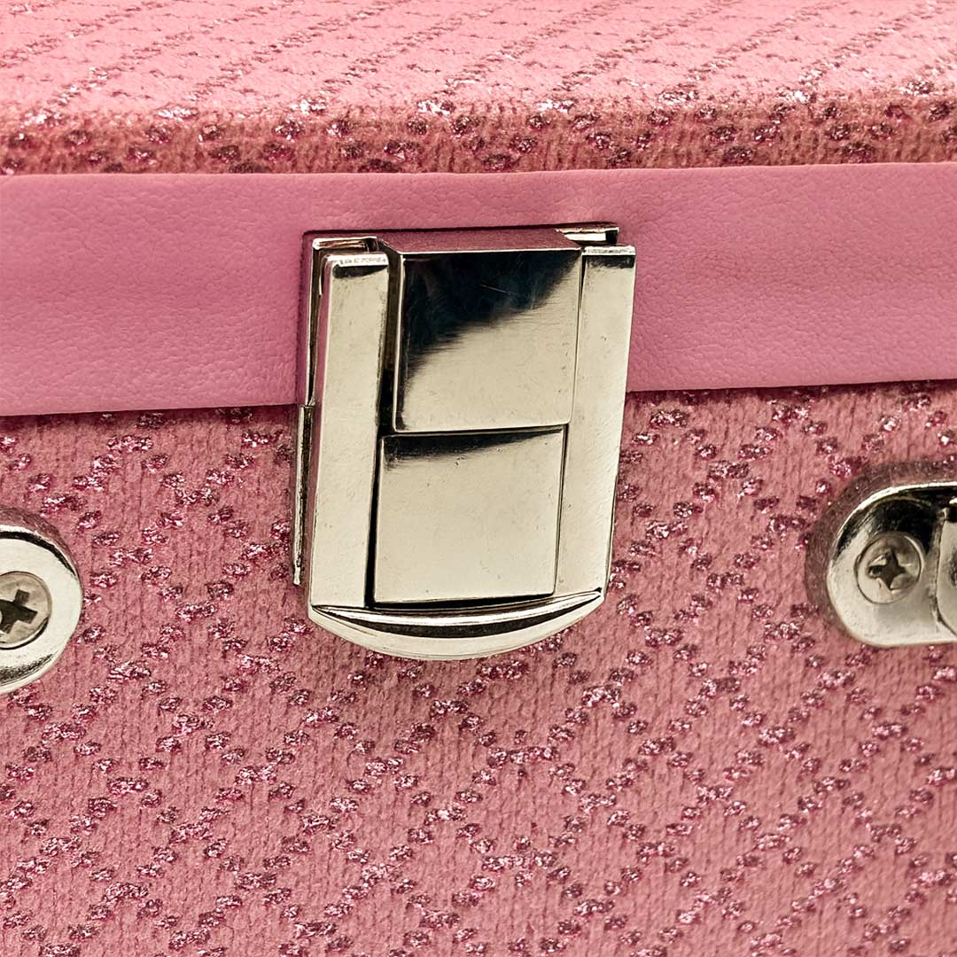 Personalized Pink Traditional Bangle Box – Long Rectangular Design | Love Craft Gifts