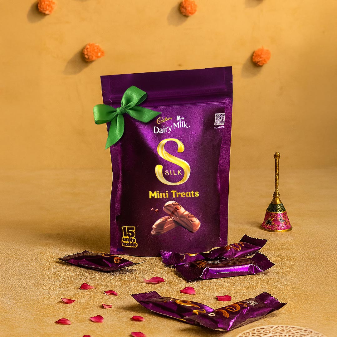 Cadbury Silk Mini Treats with Hidden Personalized Pendant | Love Craft Gifts
