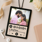 Black Acrylic Spotify Car Hanger | Love Craft Gifts