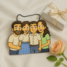 Customized Cartoon Art Family Car Hanging