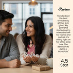 Personalized Cartoon Name Table Stand – 7×6" | Love Craft Gifts