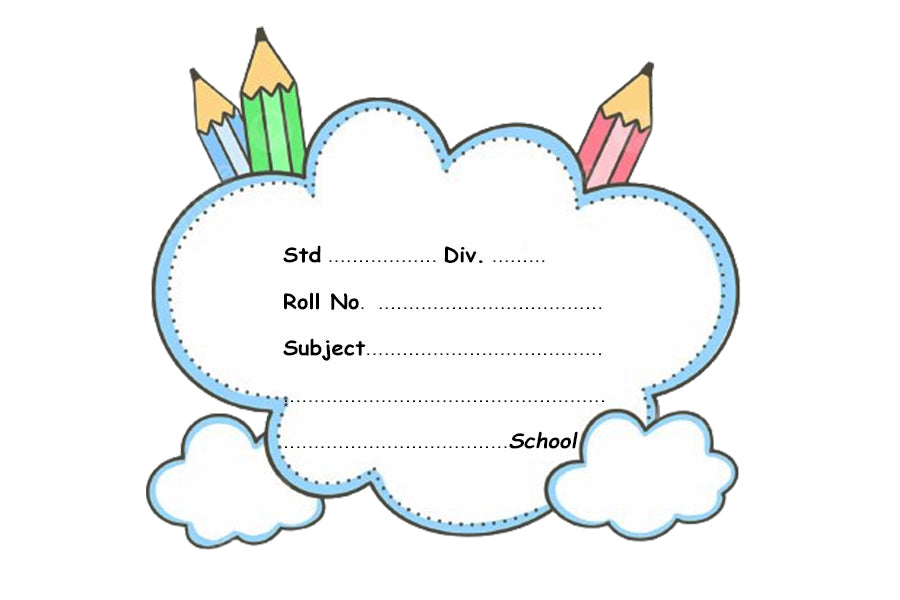 Cloud Name Slips | 12x18