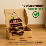 Jagannath Subhadra Balabhadra Wooden Wall Hanging (Customizable | MDF | UV Print | Spiritual Home Décor | 9×15 inch)