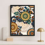 Colorful Mandala Art Frame – Intricate Bohemian Wall Decor | Love Craft Gifts