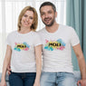 Couple T-shirt Design for Holi