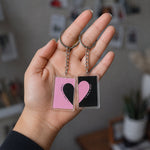 Couple Heart Keychain Set of 2 | Love Craft Gifts™