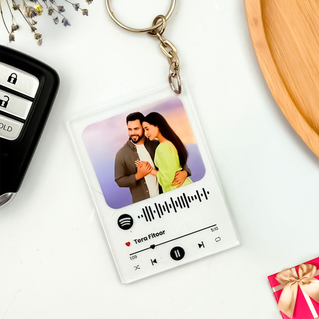 Couple Keychain Song & Name