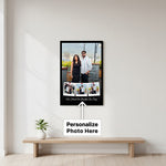 Personalized Couple Photo Collage Frame – Custom Love Story Wall Frame (Available in All Sizes) | Love Craft Gifts