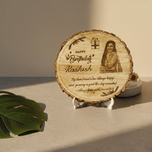 Customized Wooden Engraved Slice | 8 x 8"