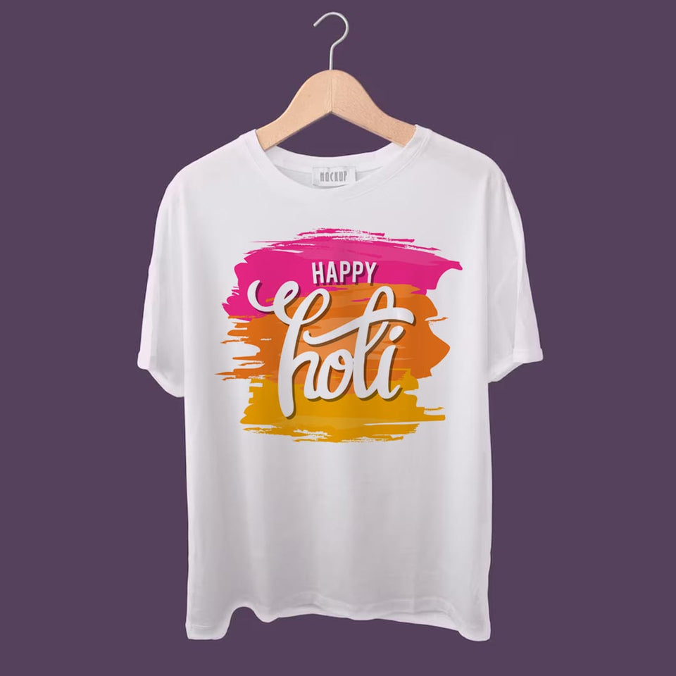 Holi Special Custom T-shirts | Love Craft Gifts