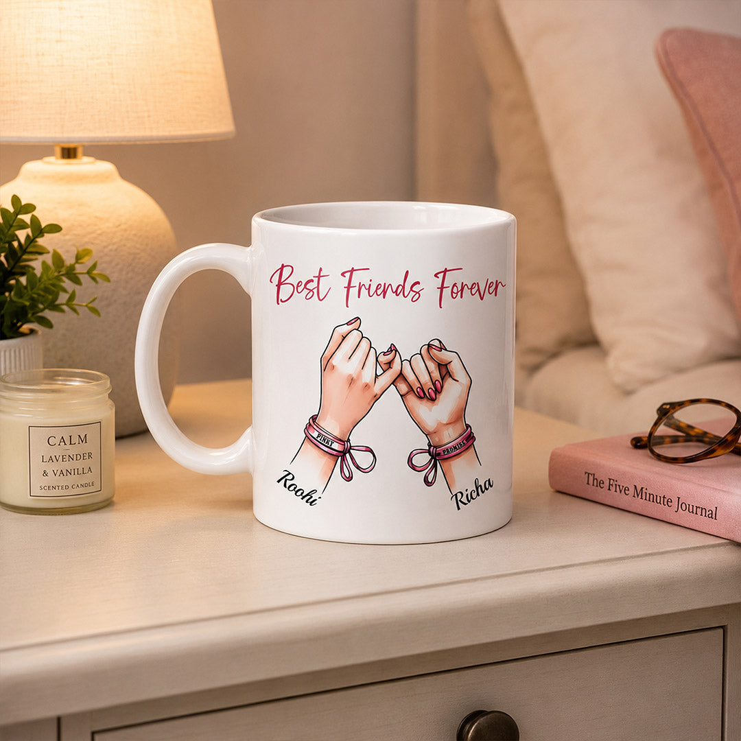 Custom Best Friend Name Mug | Personalized Ceramic Coffee Mug | Love Craft Gifts™