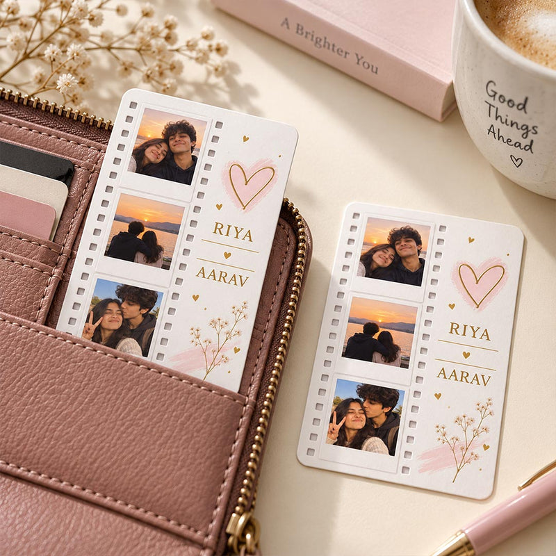 Custom Couple Film Strip Photo Card | Love Craft Gifts™