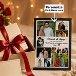 Custom Couple Memories Photo Frame 12x18″ | Love Craft Gifts™