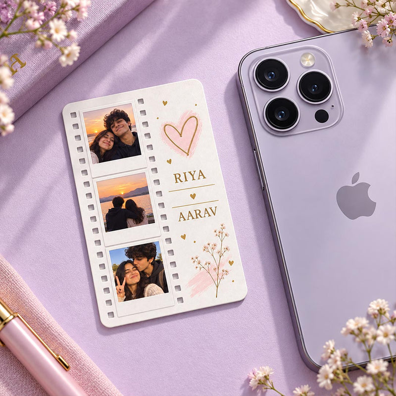 Custom Couple Photo Wallet Card | Personalized Memories | Love Craft Gifts™