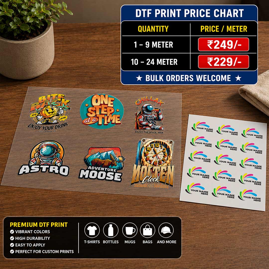 Custom DTF Transfer Printing | Upload Your Design for T-Shirts, Hoodies & Uniforms | Love Craft Gifts™