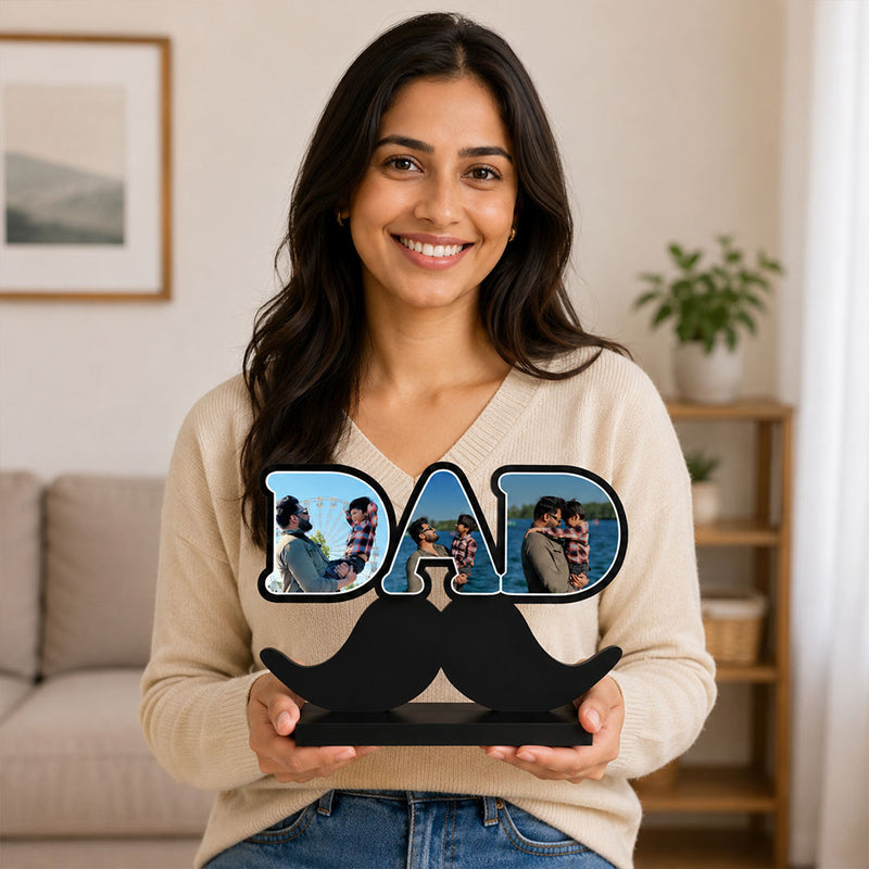 Personalized Dad Photo Frame 6.5x4" | Custom Father’s Day Table Top Gift | Love Craft Gifts™