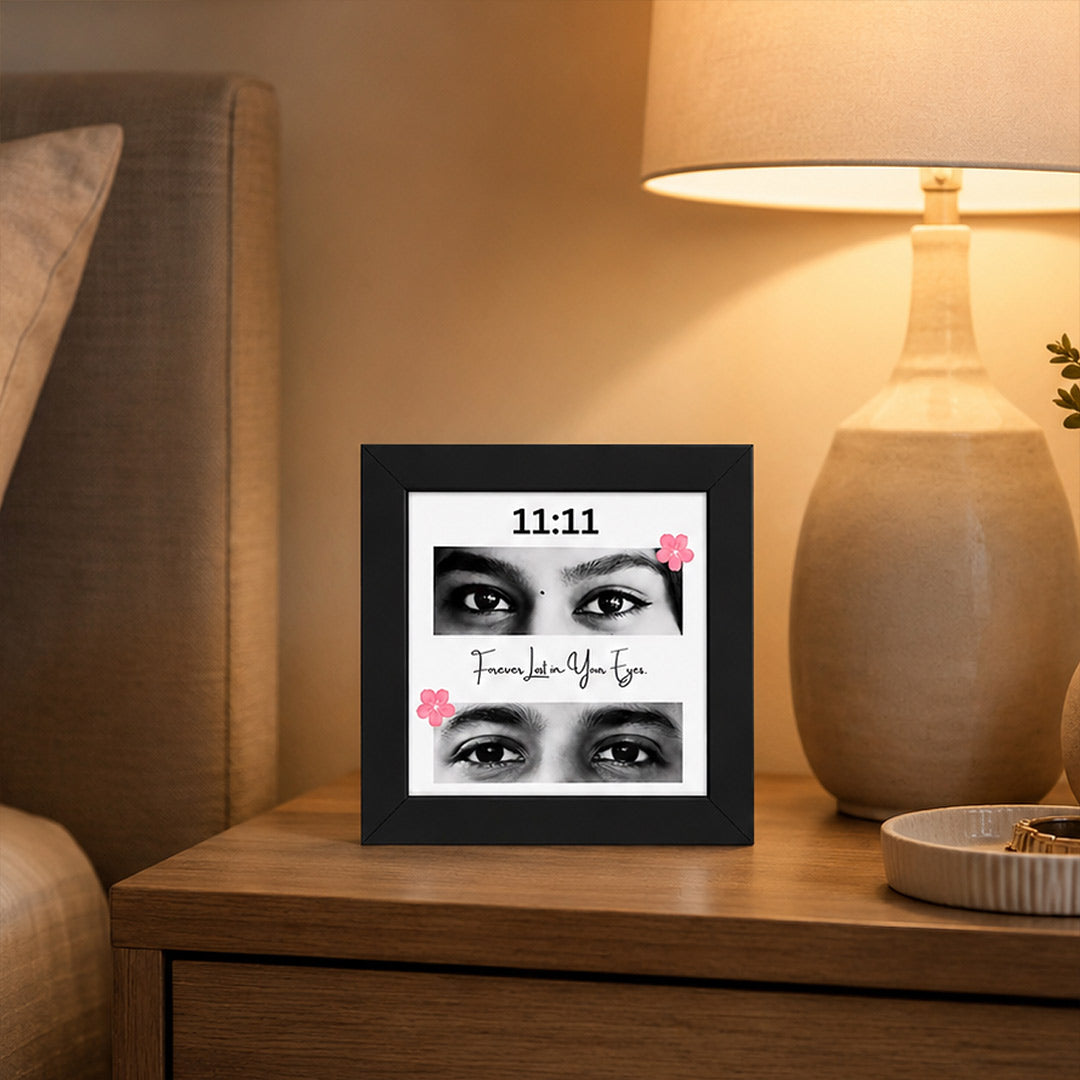 Custom Eyes Photo Frame for Couples | Love Craft Gifts™